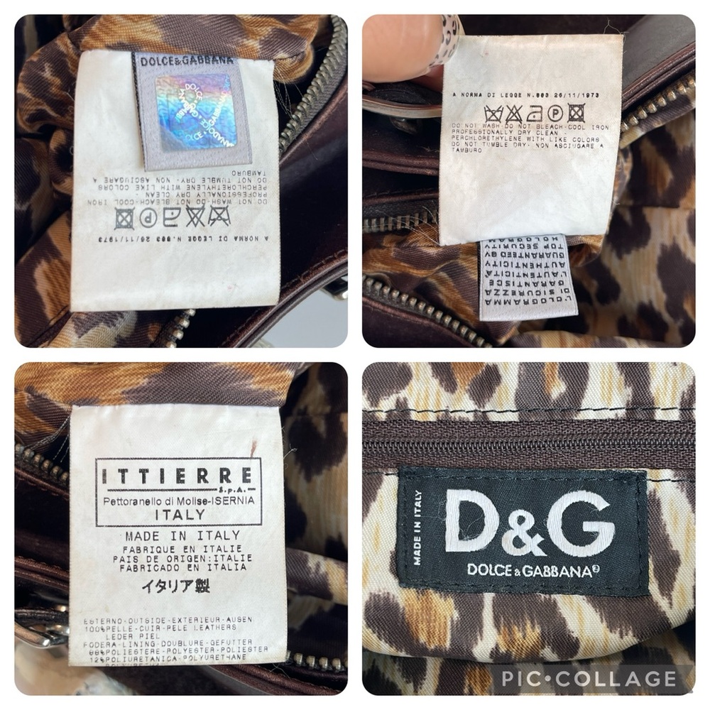 Dolce & Gabbana 1970 Vintage Leather Shoulder Bag - Picture 5 of 16